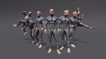 Basic Locomotion Animset Showcase