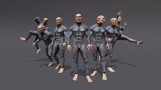 Basic Locomotion Animset Showcase