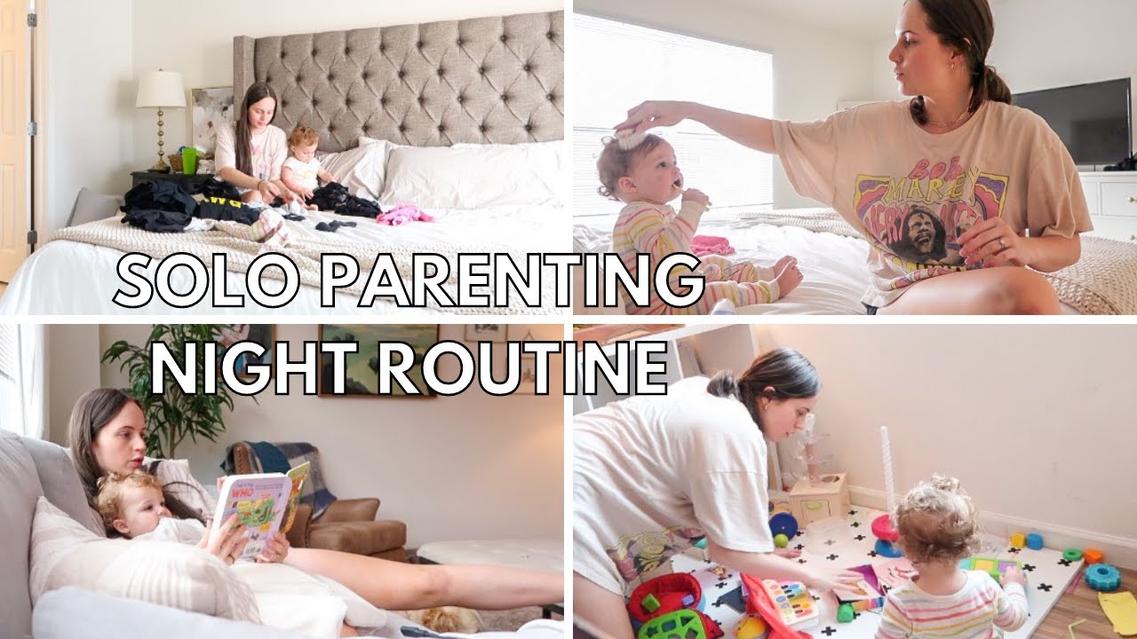 Solo Mom Night Time Routine w/ a Toddler! | REALISTIC