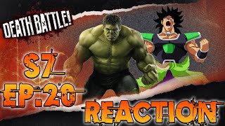 Death Battle S7 Ep. 20: Hulk vs Broly Reaction