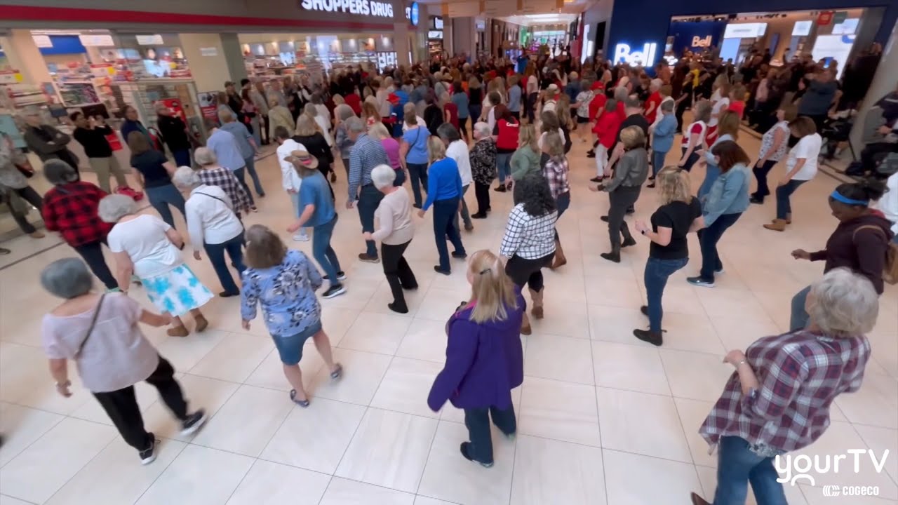 Flash Mob at the Burlington Mall
