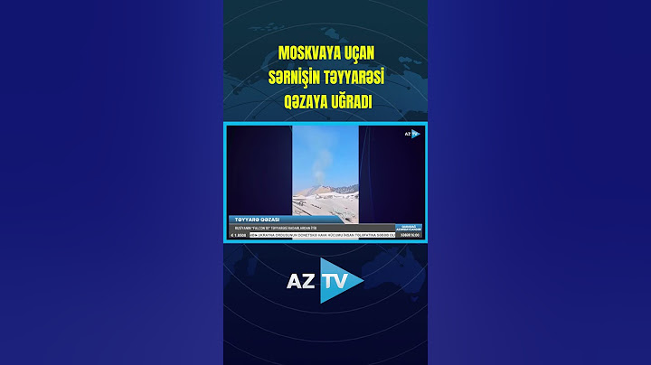 MOSKVAYA UÇAN SƏRNİŞİN TƏYYARƏSİ QƏZAYA UĞRADI
