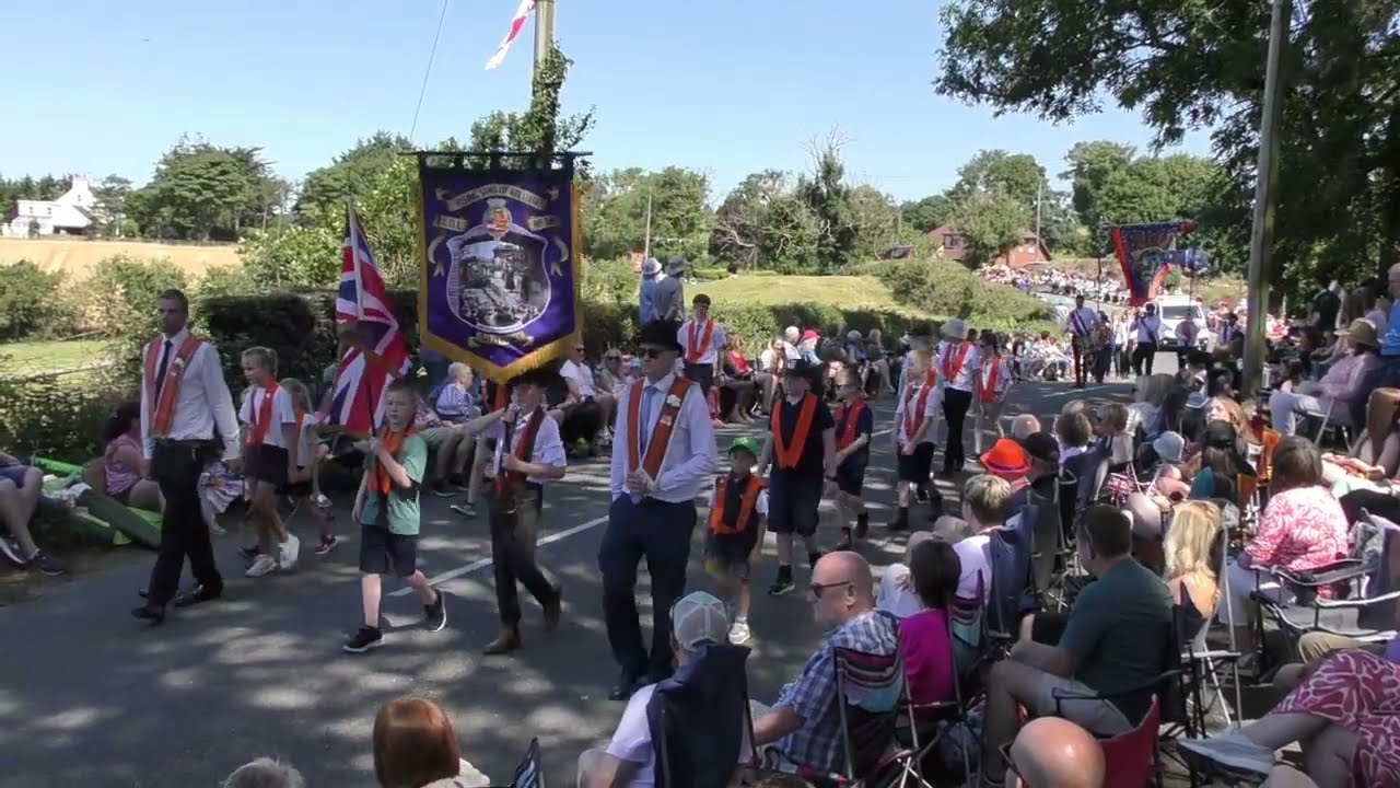 12th July Demonstration at Dromara Full Parade 2025 .