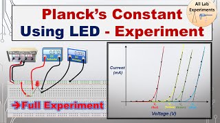 Planck's constant using LED | LED V-I Characteristics | Full Experiment & Practical File
