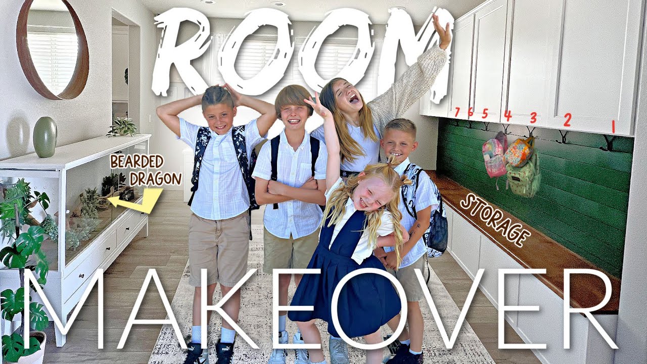 EXTREME SCHOOL ROOM MAKEOVER + TOUR 2022 (backpacks, DIY storage, reptile terrarium) YouTube