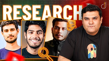 Research Like Dhruv Rathee, Script Like Mohak Mangal! | 3 Steps for Viral YouTube Videos