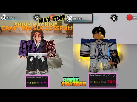 Max TIME! Limitless Kokushibo [Evolved Moon Demon ]!! INFUSED [ True Demon King]! Anime Fighters Sim