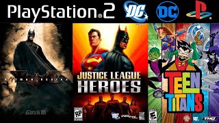 All DC Superheroes Games on PS2