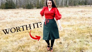 I Froze My Fingers to Sew This TV Show Skirt