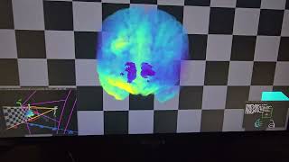Colocus demo 01: head-coupled MRI volume rendering with a single webcam