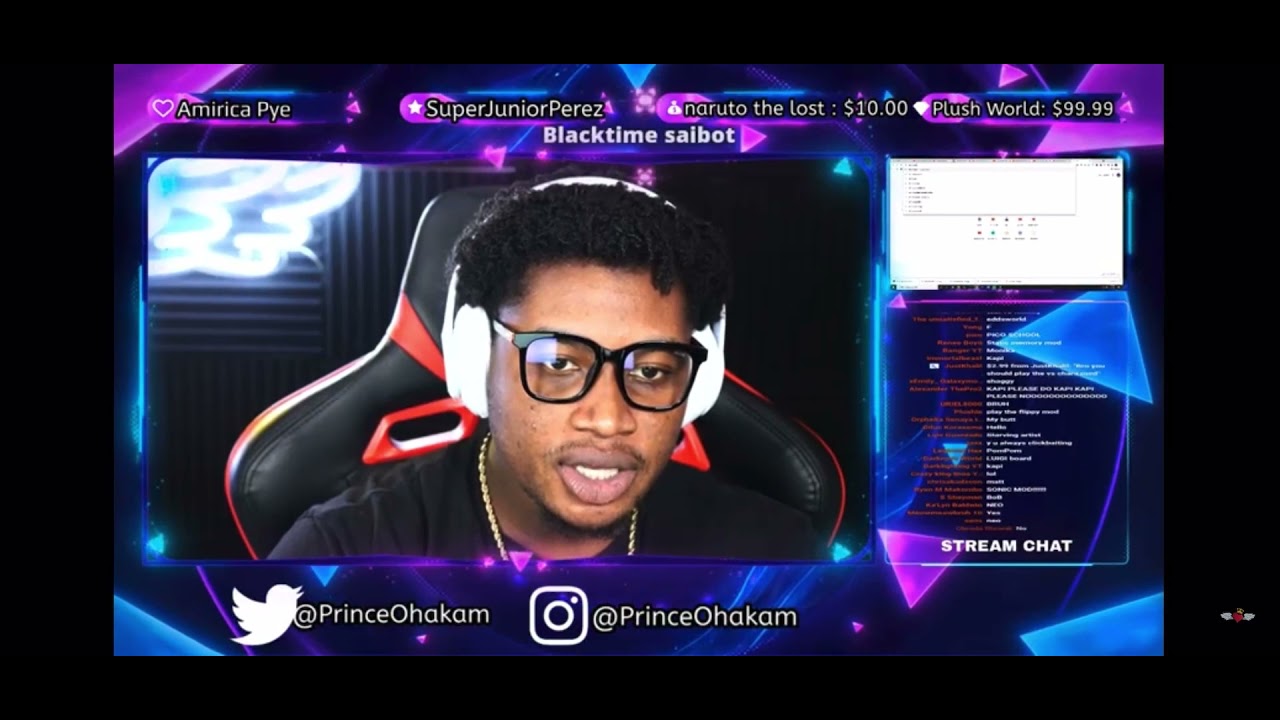 I was in a Prince Charming live Stream - YouTube
