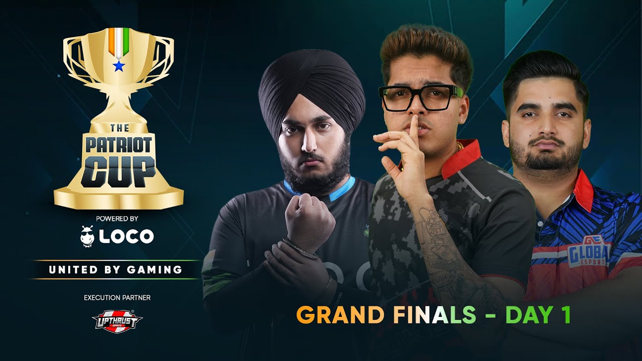 [Day 1] Loco Patriot Cup Grand Finals | BGMI | Ft IQOOSouL, Godlike, Gods Reign, GE etc