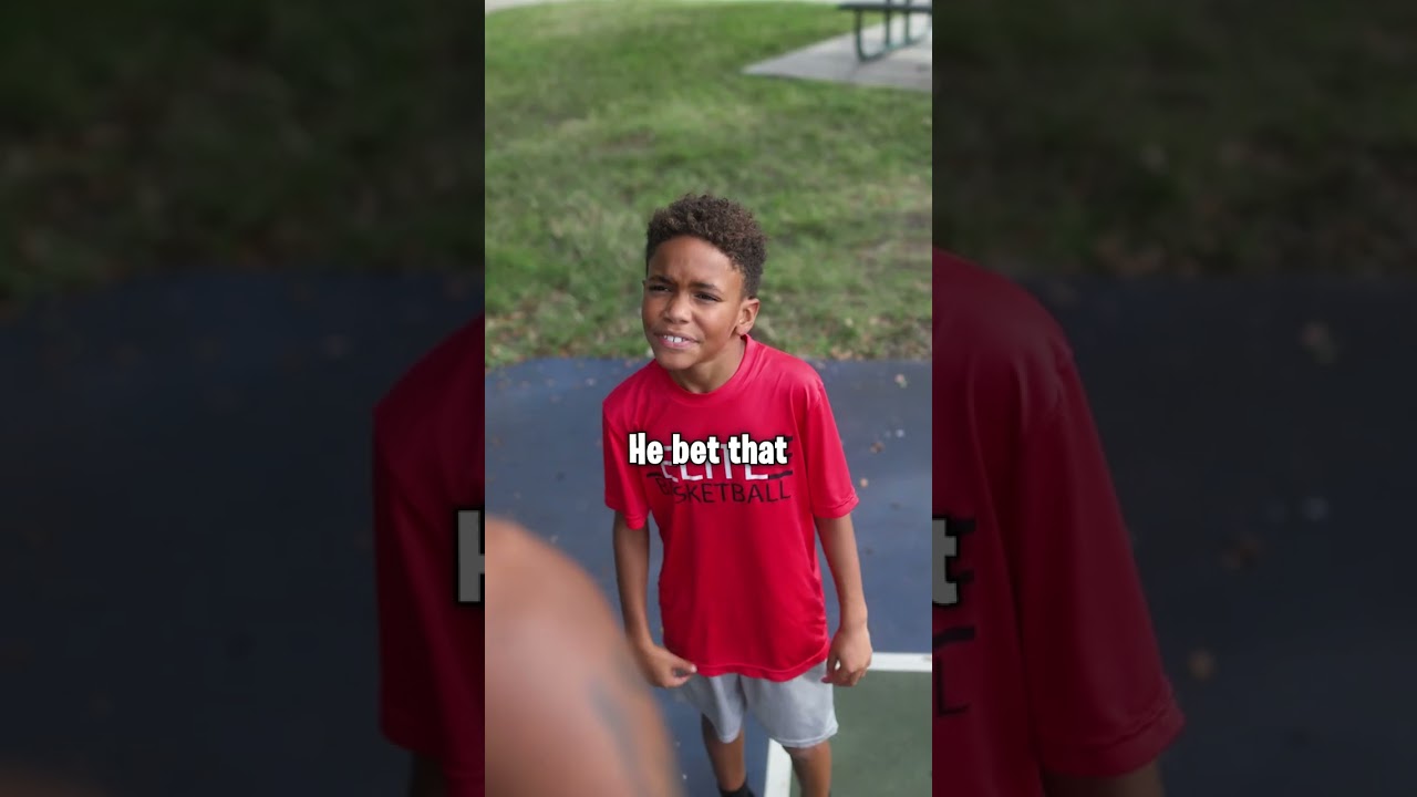 My son beat me in basketball