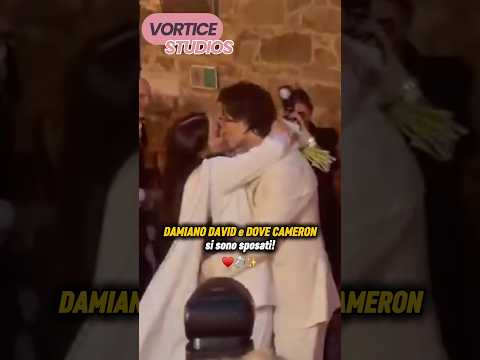 Video Damiano David e Dove Cameron si sono sposati in Italia!