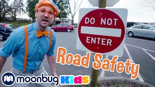 Blippi Learns About Street Signs | BLIPPI EXPLORES! | Educational Videos for Toddlers