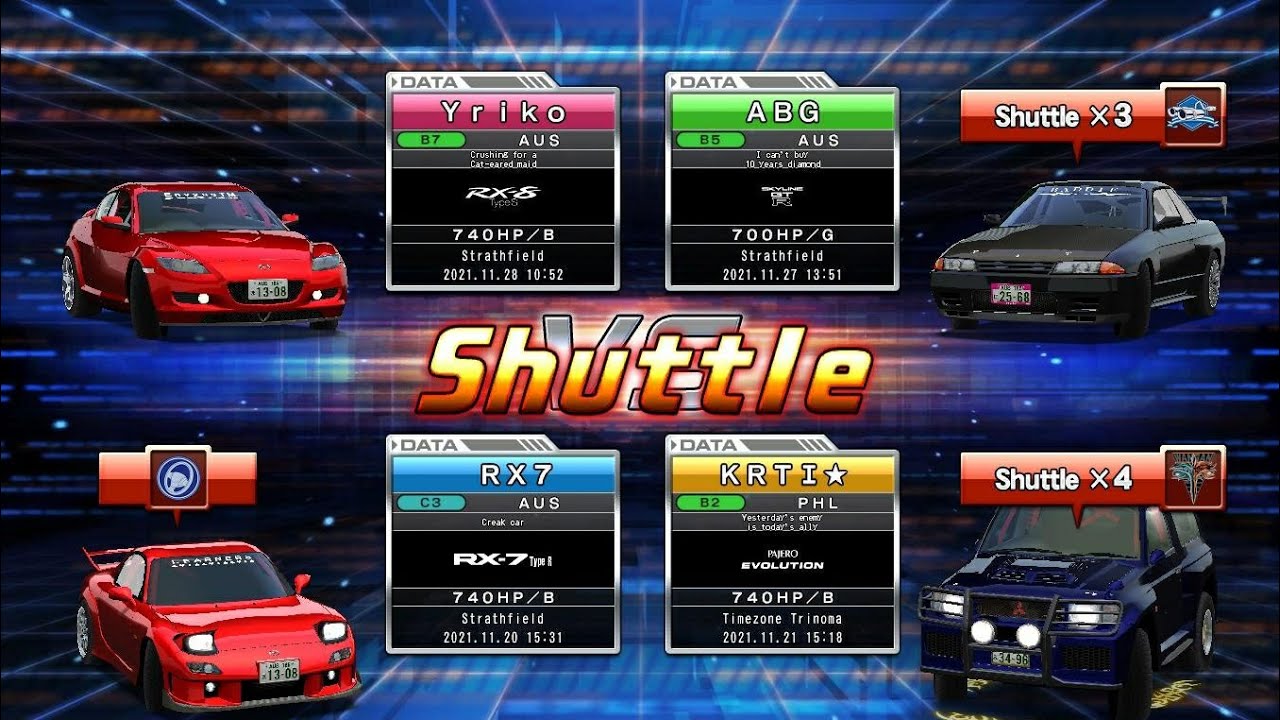 WMMT6 - Online Ghost Battle #99 RX7, ABG, KRTI☆ Stamp Return