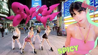 🌶️[KPOP IN PUBLIC / ONE TAKE / Times Square] aespa 에스파 ’Spicy’ | DANCE COVER | 404 Dance Crew