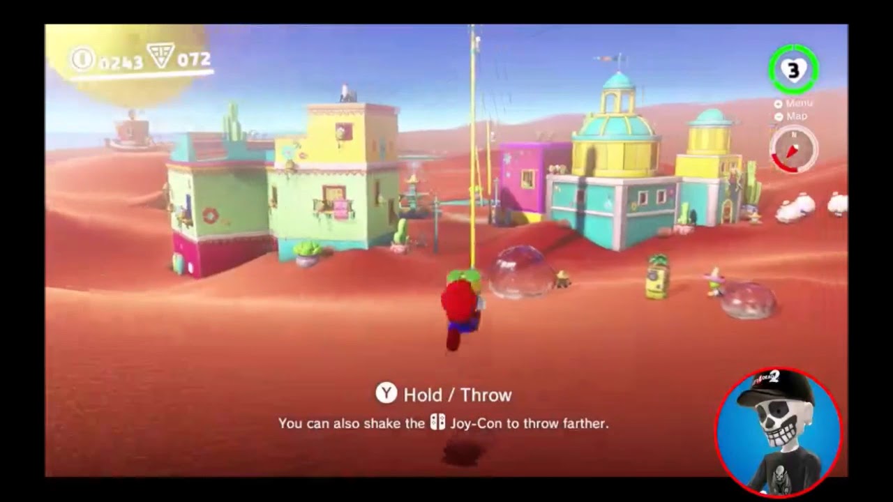 Super Mario Odyssey Guide Sand Kingdom Power Moon # 26 - YouTube
