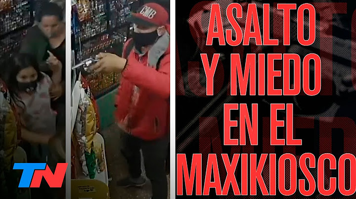 “¡TE VUELO A LA NENITA!” | Violento asalto a un maxikiosco: un ladrón amenazó con matar a una nena