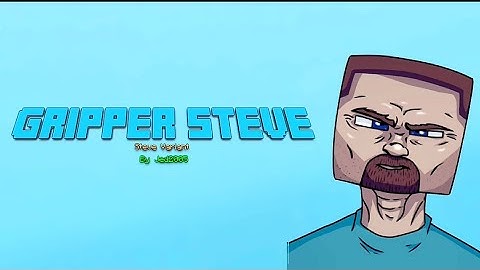 Minecraft: Steve War (Gripper Steve Comic panel animation)