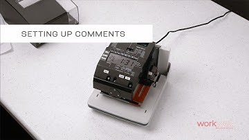 uPunch CR1000 - Setting Up Comments