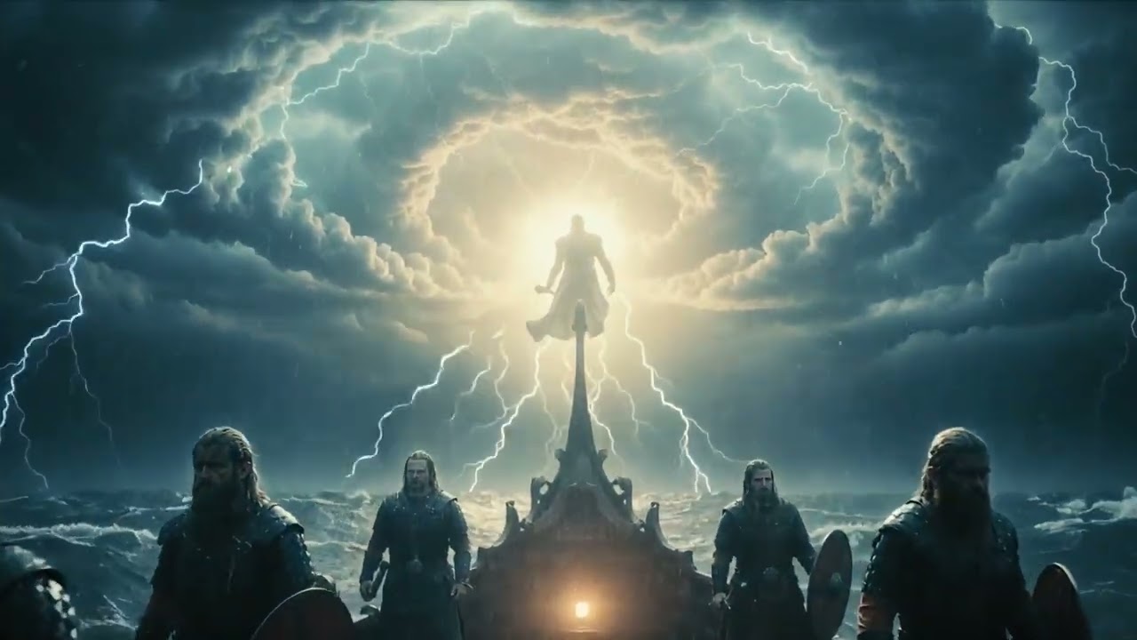 Thor Above the Stormy Sea (Þórr yfir ólgandi sæ) (Epic Viking Music) -OLDWYRLD  