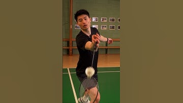 Forehand deception in badminton - Do it like the PROS🔥 #badminton #badmintontraining