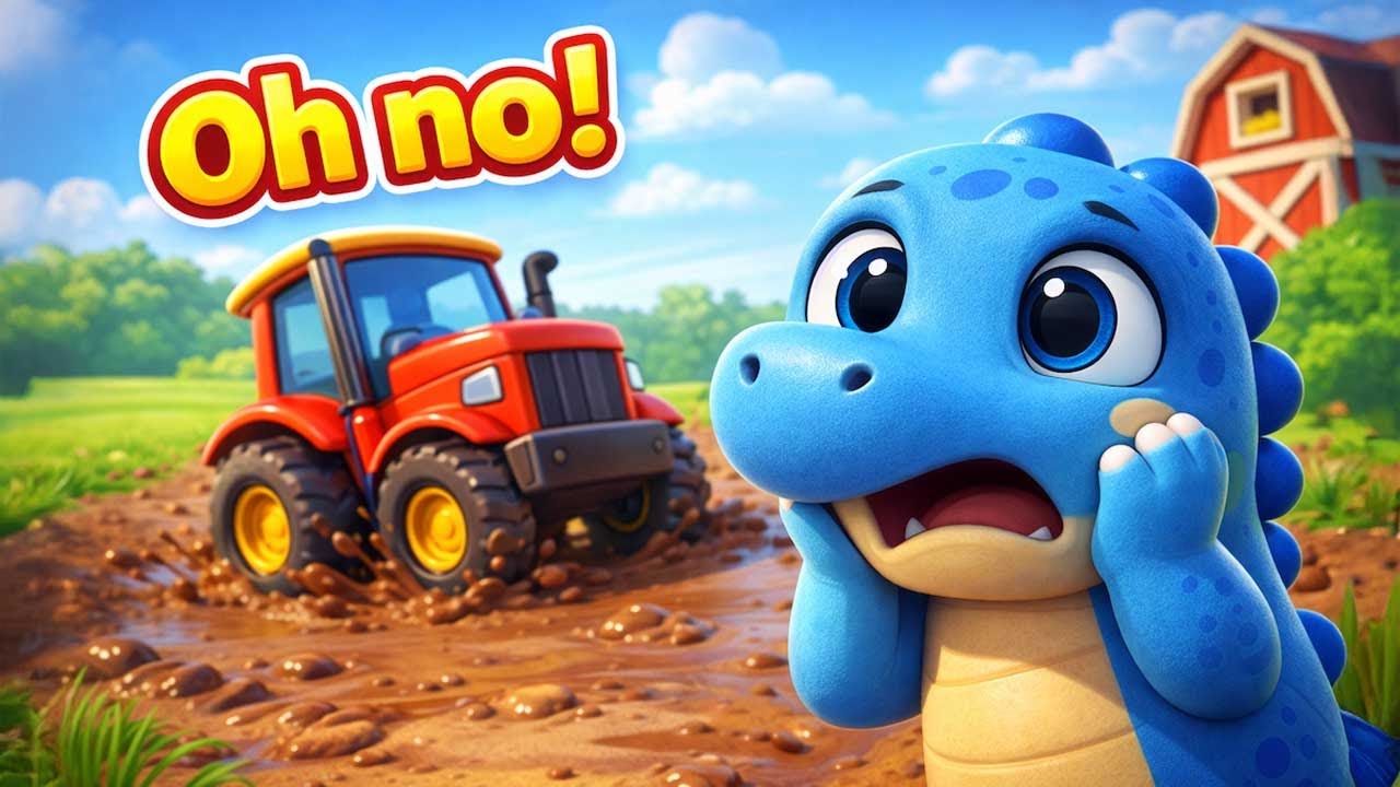 Tractor Trouble | Dino Farm TV