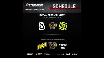[ENG] B8 vs Ninjas in Pyjamas | BO3 LB Final | StarLadder StarSeries 19