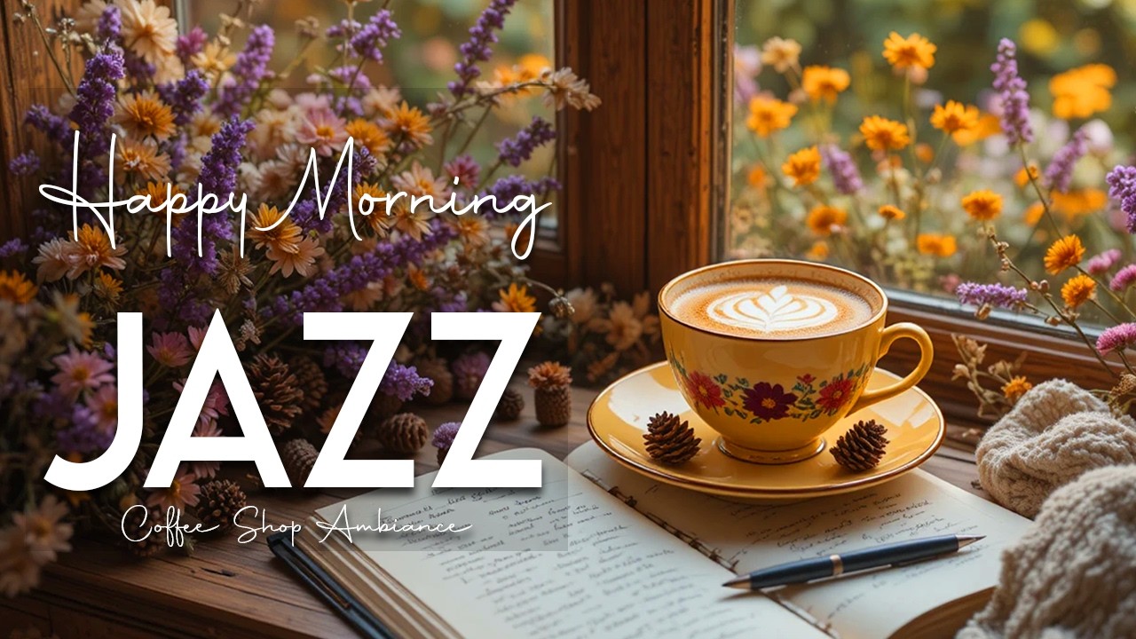 Happy Morning Jazz ☕ Smooth Bossa Nova Relaxing Cafe Music for Studying ...