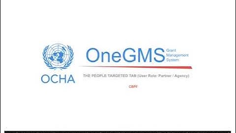 [AR] - CBPF Implementing Partner - Fill in the People Targeted tab