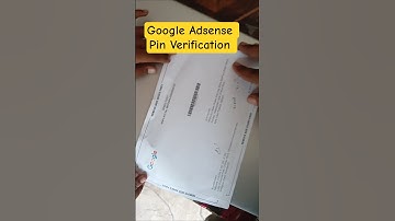 Google AdSense pin verification process, how to verify Google AdSense address, #adsense