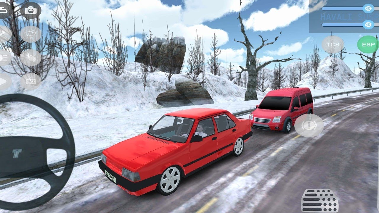 Tofaş araba oyunu izle 3d karli yol - YouTube