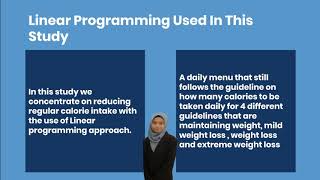 P28M20 OPTIMIZATION OF DIET PLANNING USING LINEAR PROGRAMMING MODEL