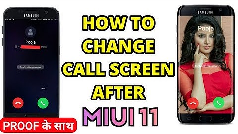Calling Screen Change MIUI 11 theme | Call screen change MIUI 10 theme | Calling Screen Change MIUI