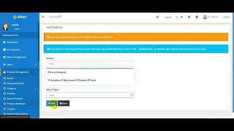 Product Attribute   Laravel Multi Vendor Ecommerce Advanced CMS