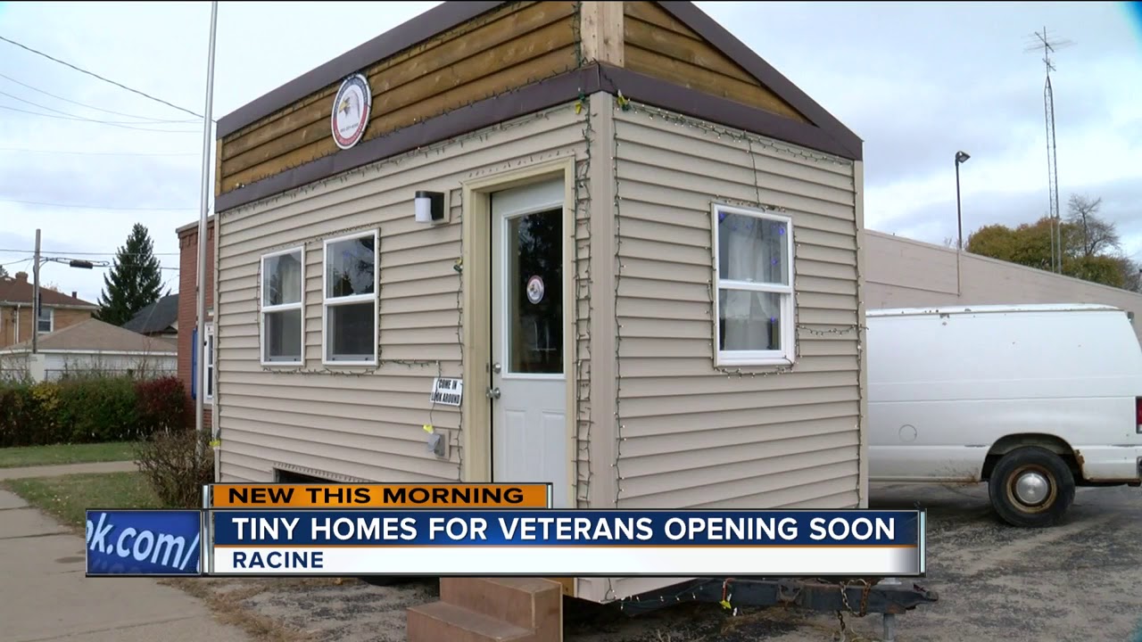 Tiny houses for veterans open this Sunday in Racine YouTube