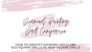 How I place square drills on my diamond painting 