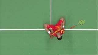 Chen Long (CHN) Wins Badminton Singles Bronze v Lee Hyun Il - London 2012 Olympics