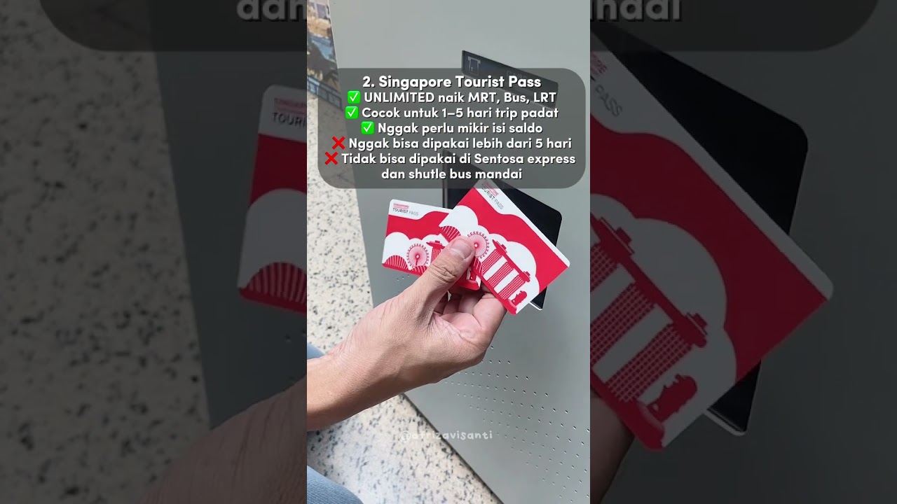 Ez link vs Singapore tourist pass mana yang cocok untuk liburan keluarga ke singapore
