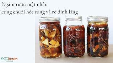 Ngâm rượu mật nhân cùng chuối hôt rừng và rễ đinh lăng