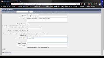 Bugzilla Tutorial - How to Add Product