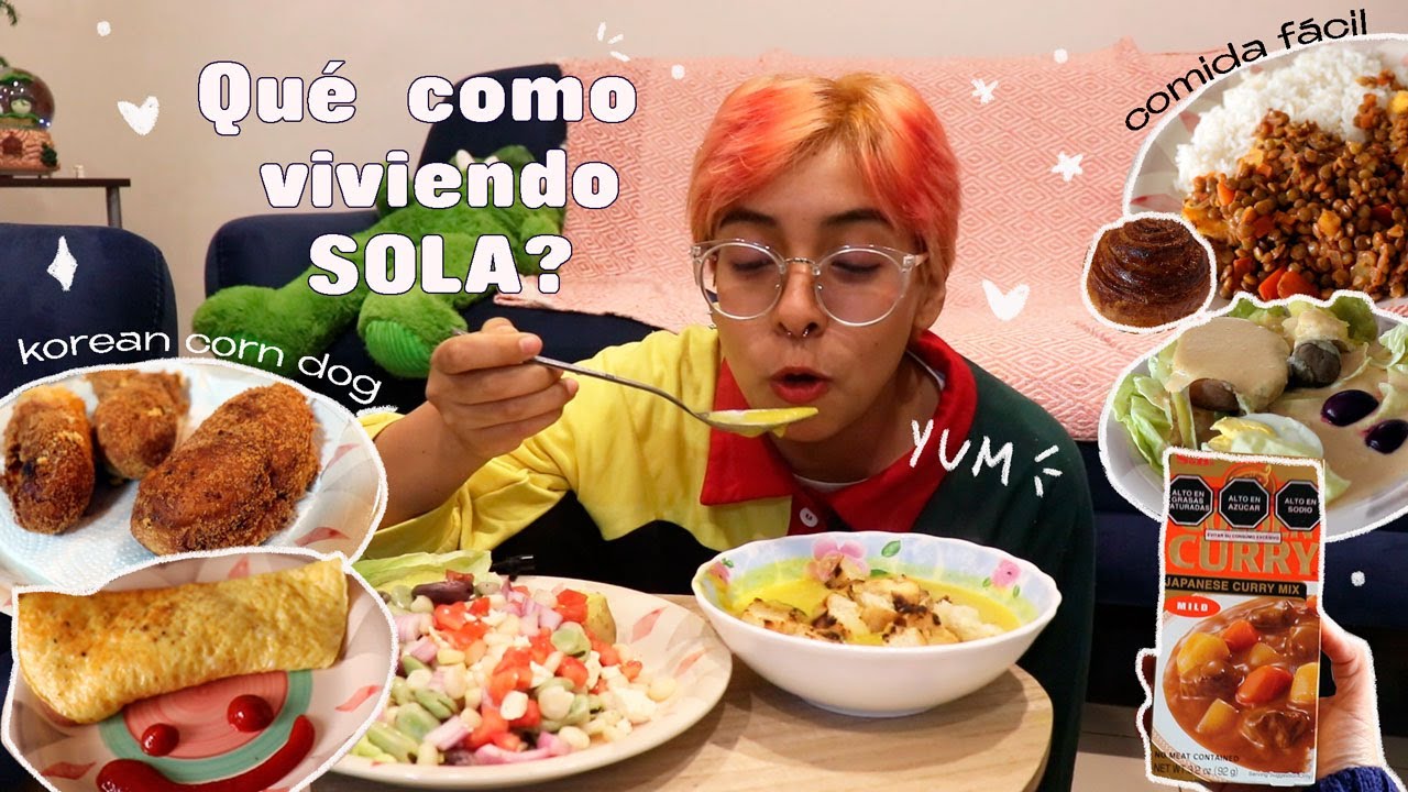 Qué como en una semana viviendo sola 🍳🍓 recetas realistas y baratas :)