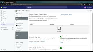 Automatically Generate Coupons for Affiliates | How-to | GoAffPro