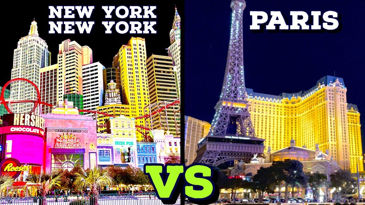 New York New York Las Vegas vs Paris Las Vegas