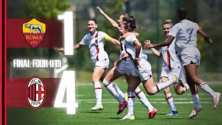 The Rossonere fly into the final | Roma 1-4 AC Milan | Final Four U19