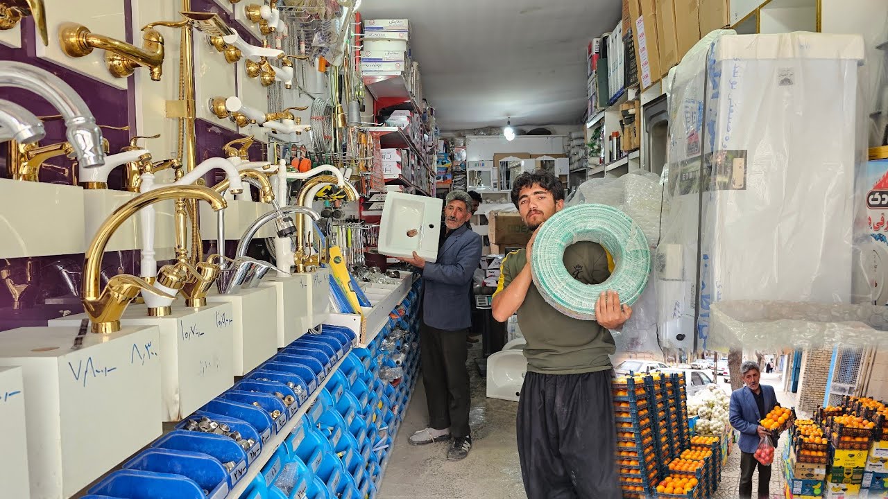 Nomads' dangerous journey on mountain roads toprocurebathroom supplies andprovide for their families