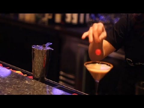 A Creme de Cacao Chocolate Martini : Gourmet Cocktails & Dessert Martinis