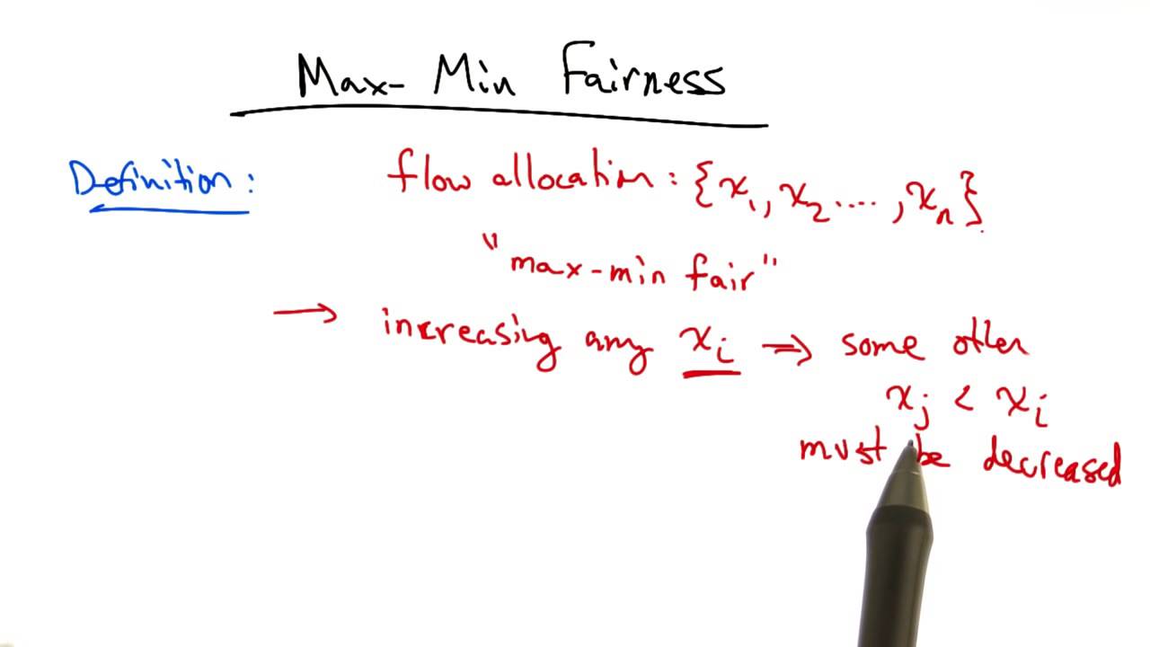 Max Min Fairness - YouTube
