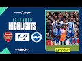 Extended PL Highlights: Arsenal 1 Albion 2